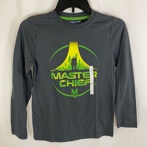 Halo Master Chief Printed Long Sleeve Shirt